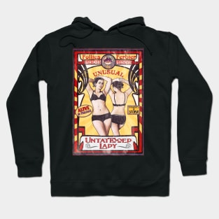 The Untattooed Lady Sideshow Poster Hoodie